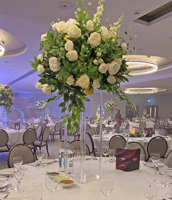 Wedding Decorations at Courtyard by Marriott London Heathrow Airport